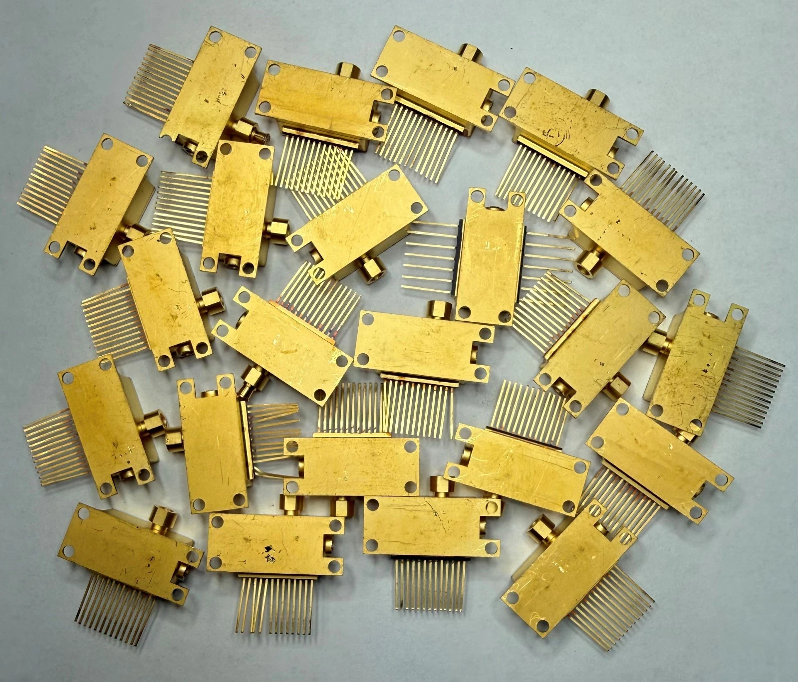 Vintage Gold IC Components